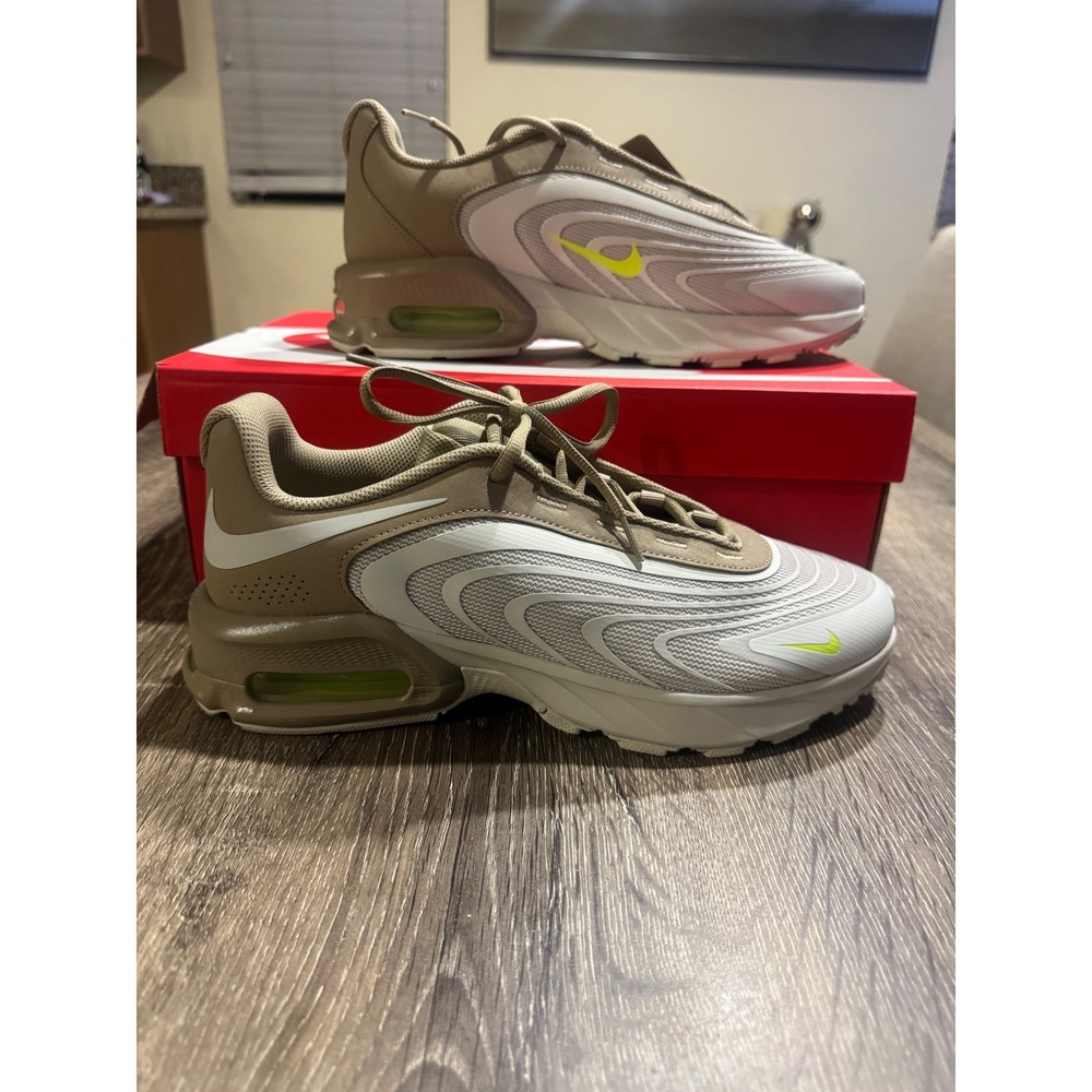Nike Air Max Fire Light Bone Volt Khaki Mens Size 12 IF2621-002 Sneakers